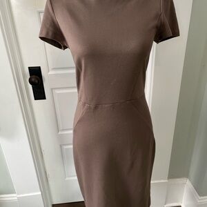 Banana Republic Taupe Midi Dress